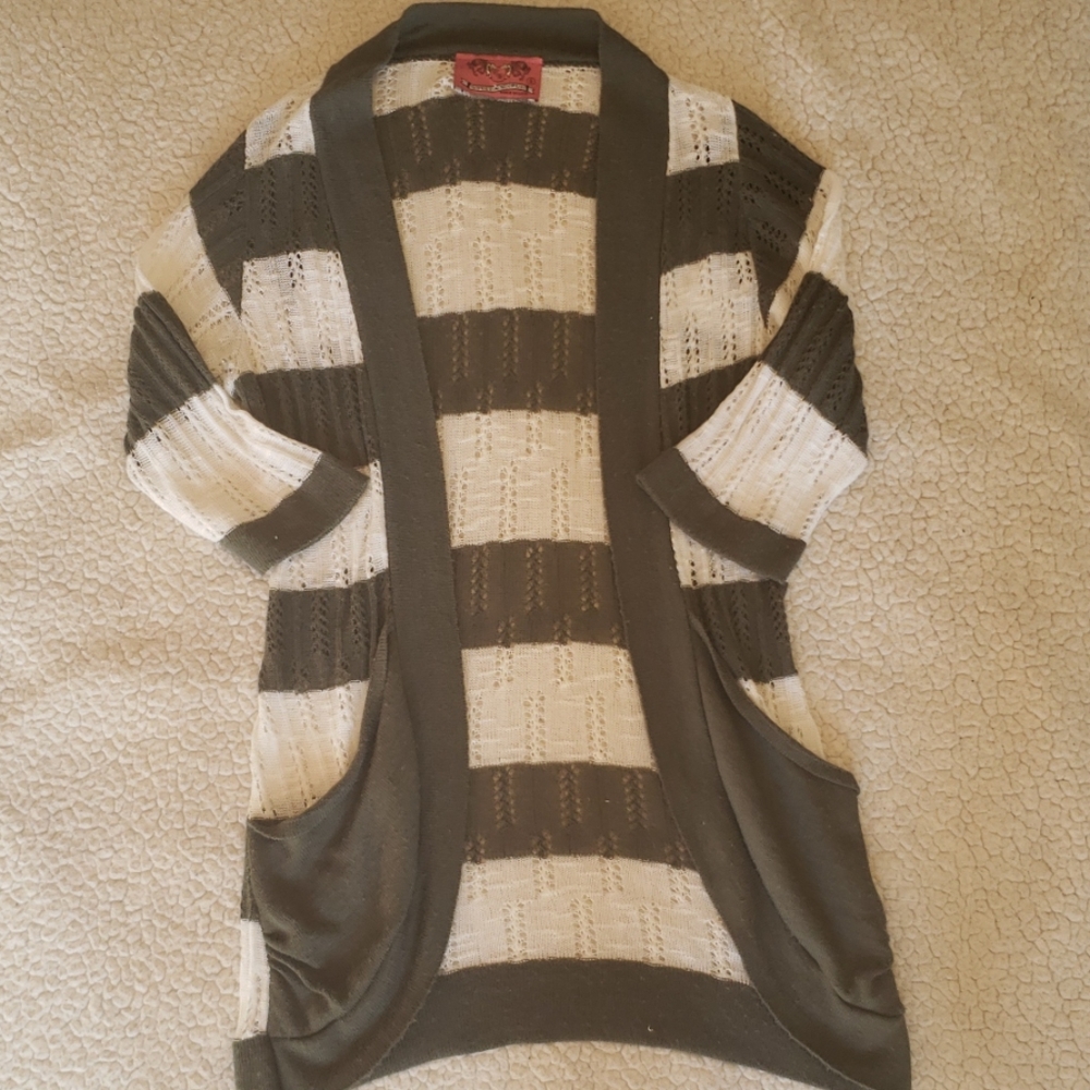 Striped Knit Cardigan